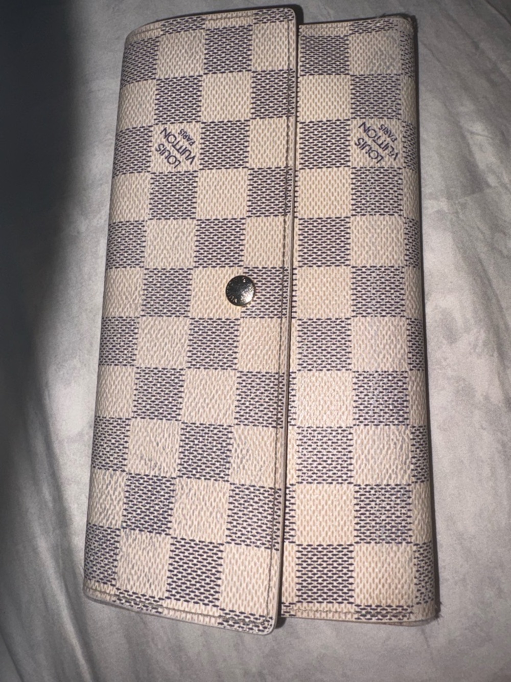 Louis Vuitton Damier Azur Sarah Wallet – Made in France